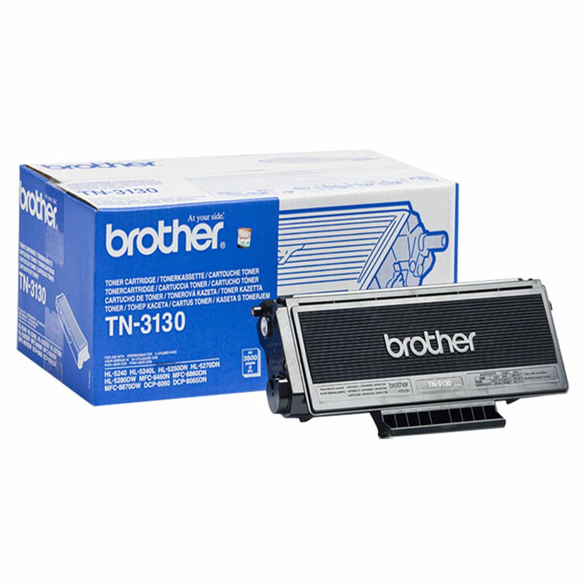 Brother TN3130 BK sort Lasertoner, Original