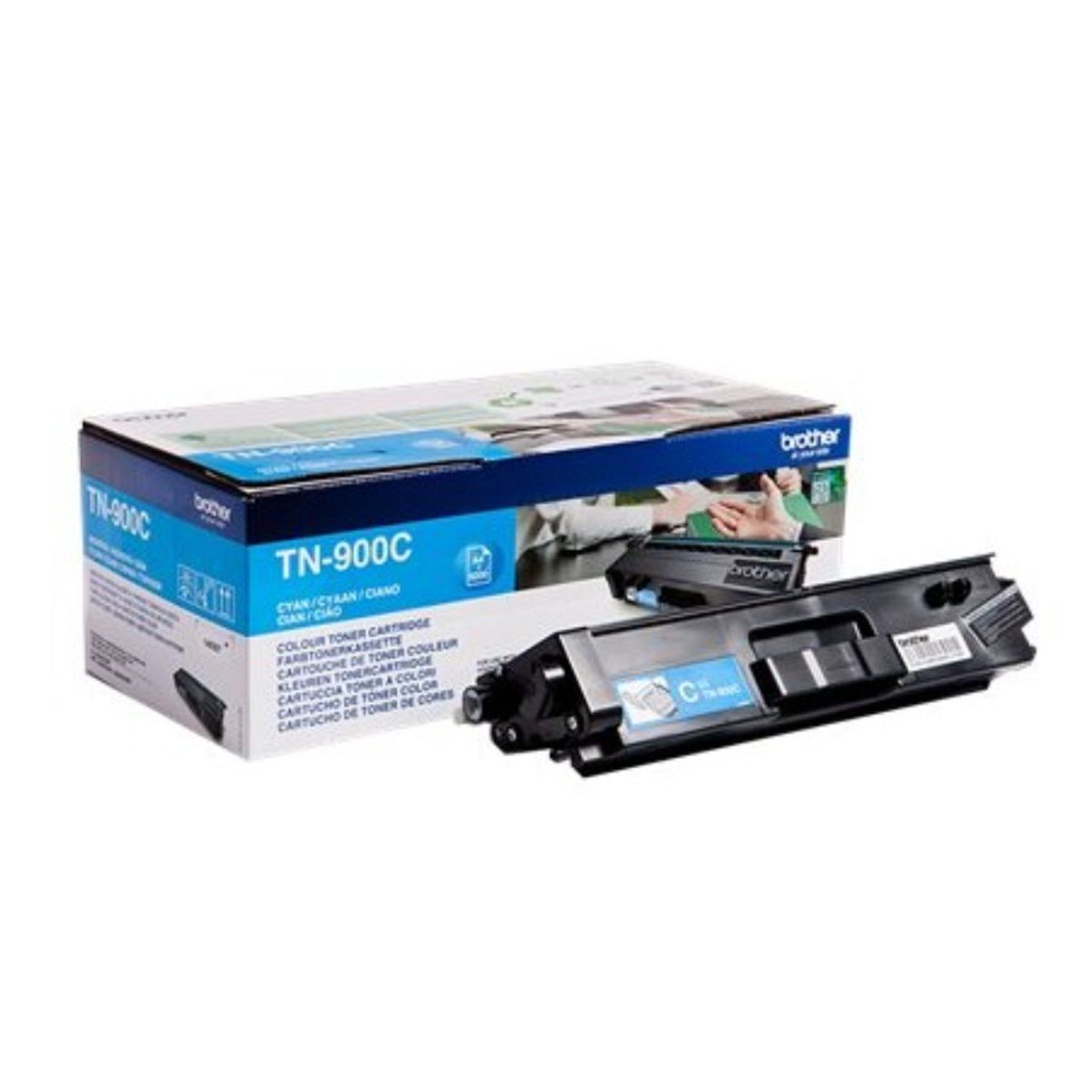 Brother TN900 C Cyan Lasertoner, Original