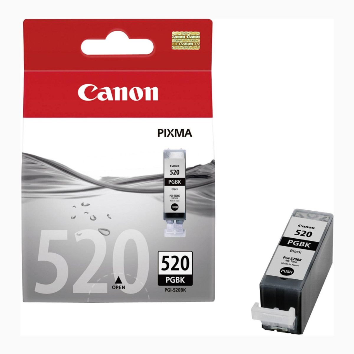 Canon PGI-520BK (2932B001) 19 ml sort blækpatron Original