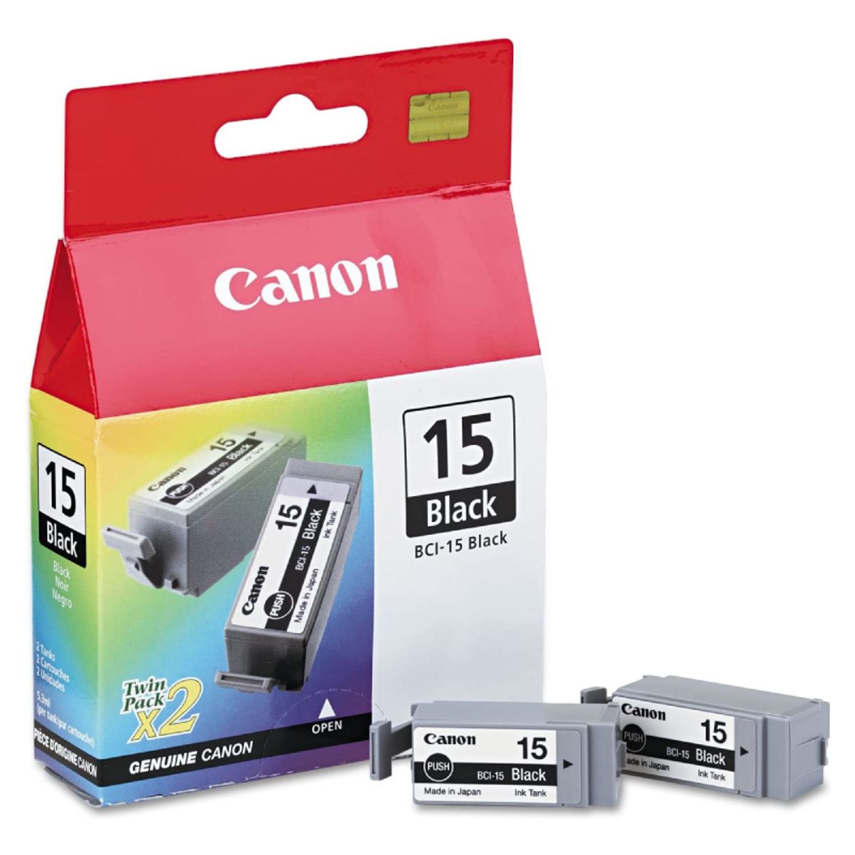 Canon BCI-15 - 8190A002 blækpatron Original Sort 10,6 ml