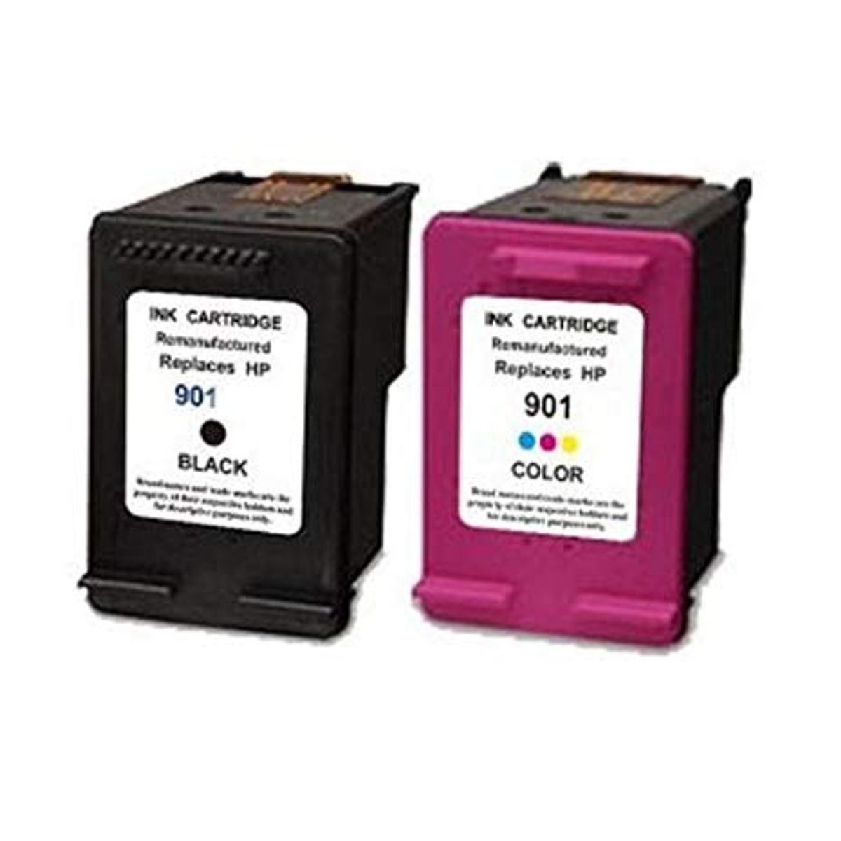 Pixojet blækpatroner HP 901 XL - CC653AE, 2 stk. rabatpakke 35 ml