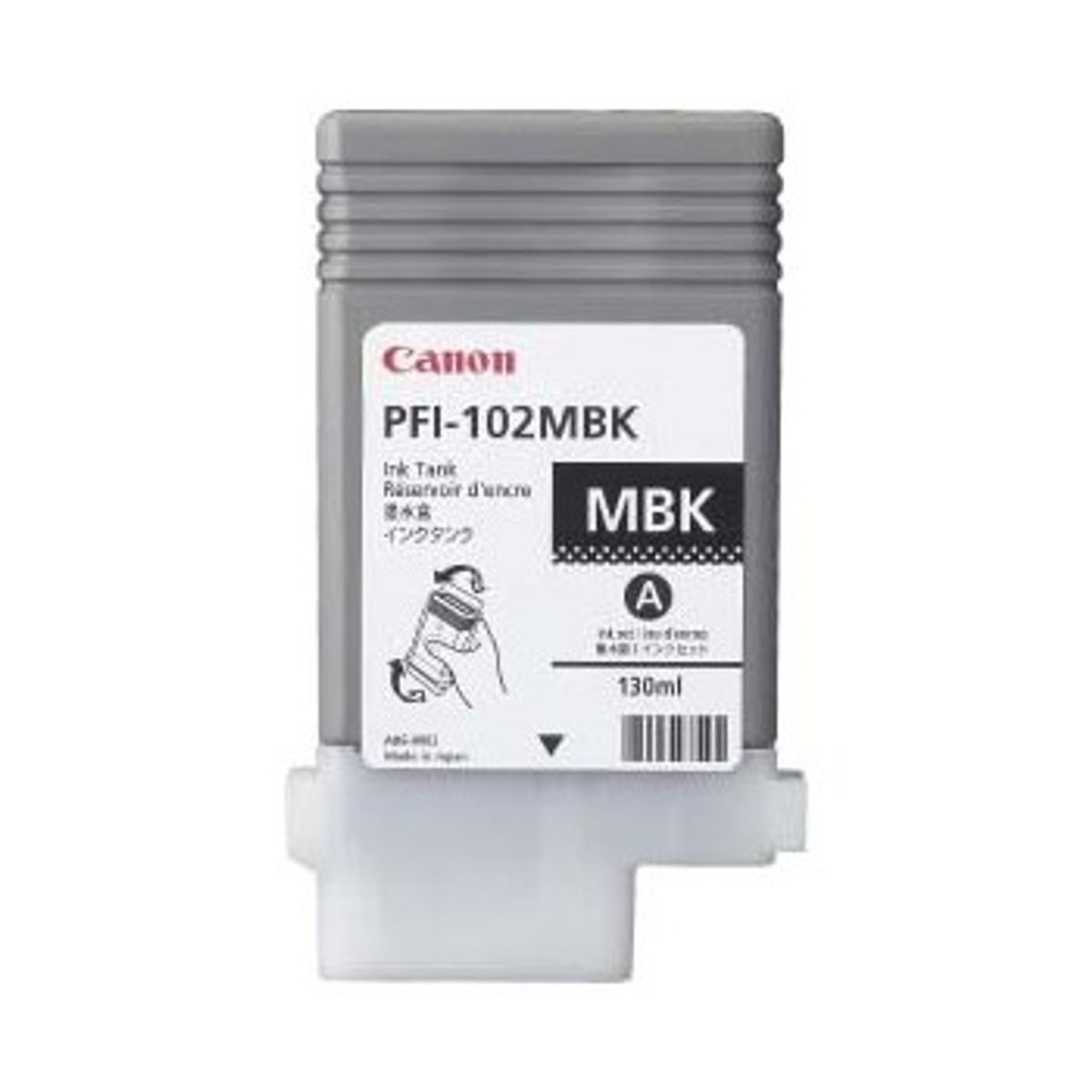 Canon PFI 102 - 0894B001 blækpatron Original Matte Sort 130 ml