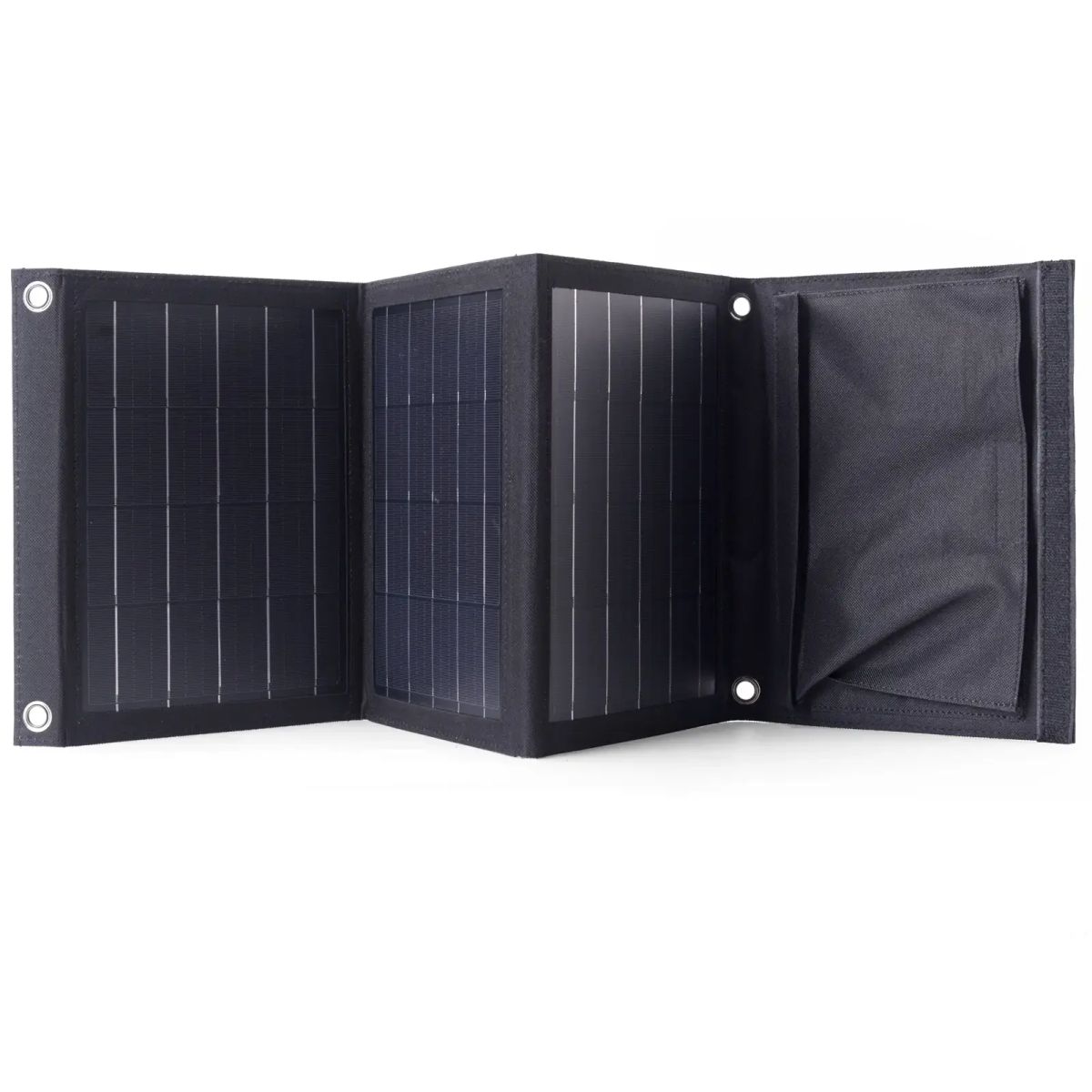 Choetech 2-port Solcellepanel, 22W, Sort