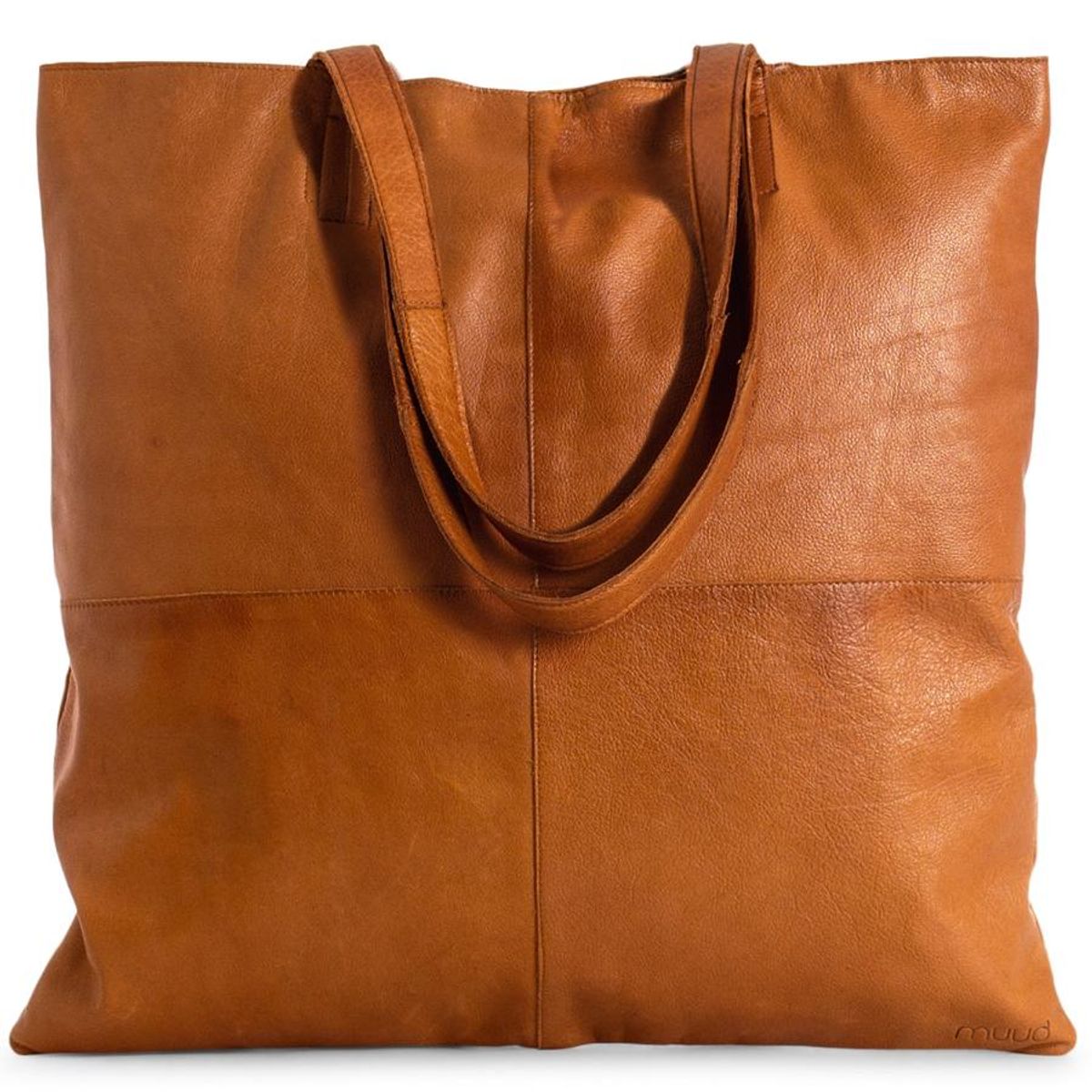 muud Show XL shopper, læder, whisky