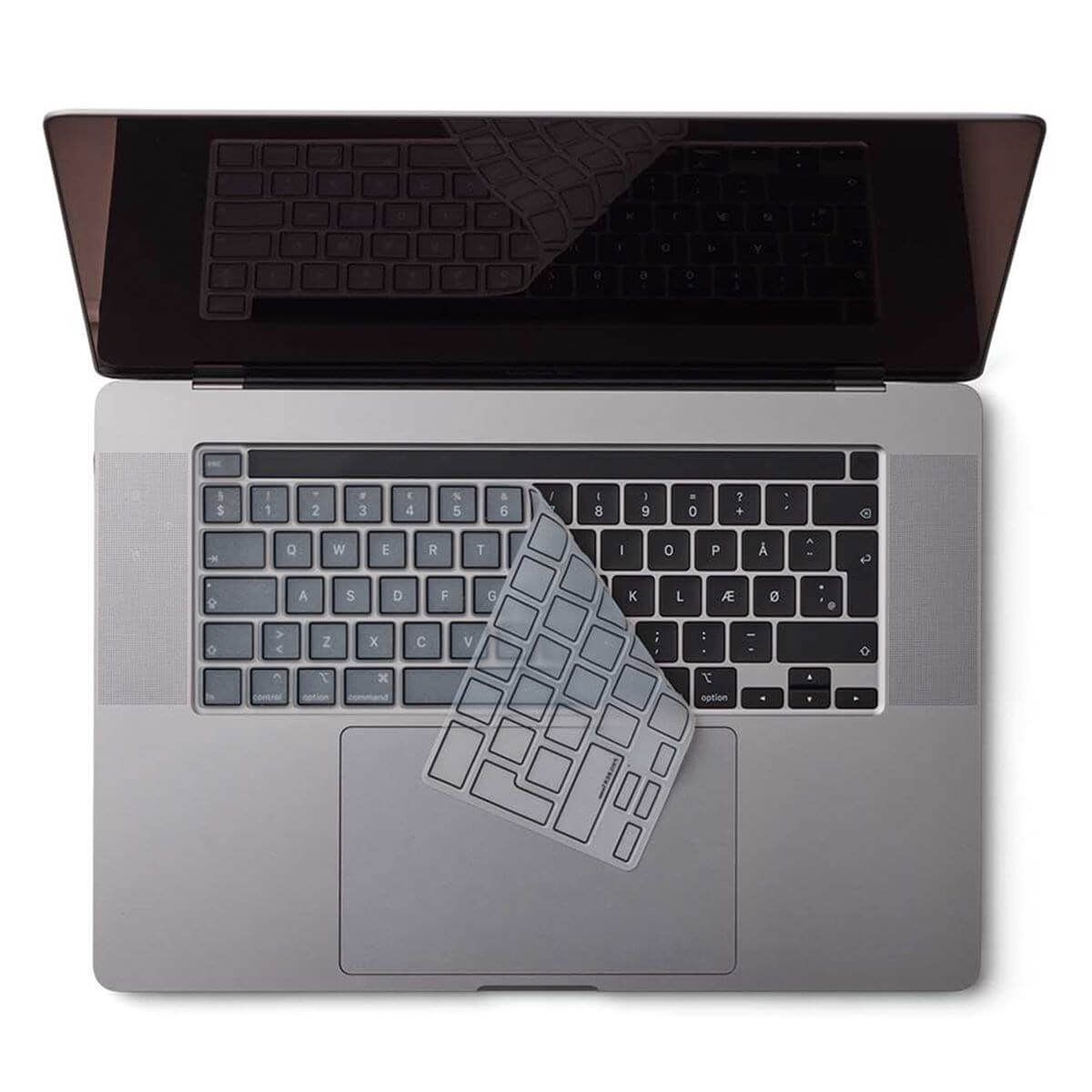 Philbert KB Cover MacBook Pro 13-16 2019-2022, TRNSP/Black