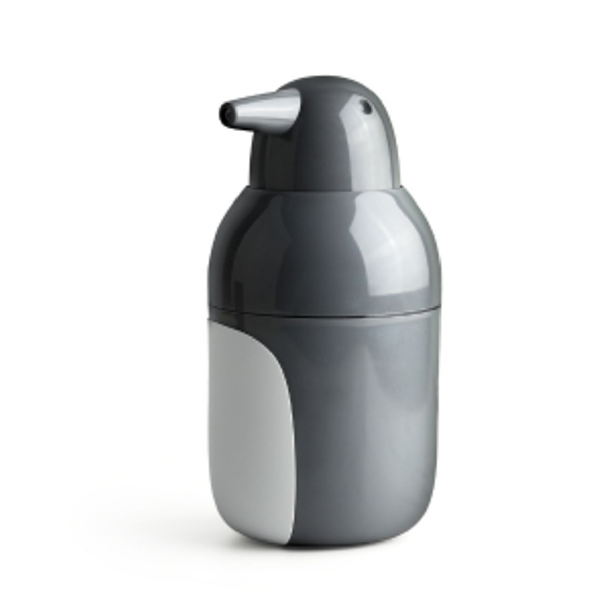 Qualy Penguin Soap Dispenser / sæbe dispenser, grå/hvid