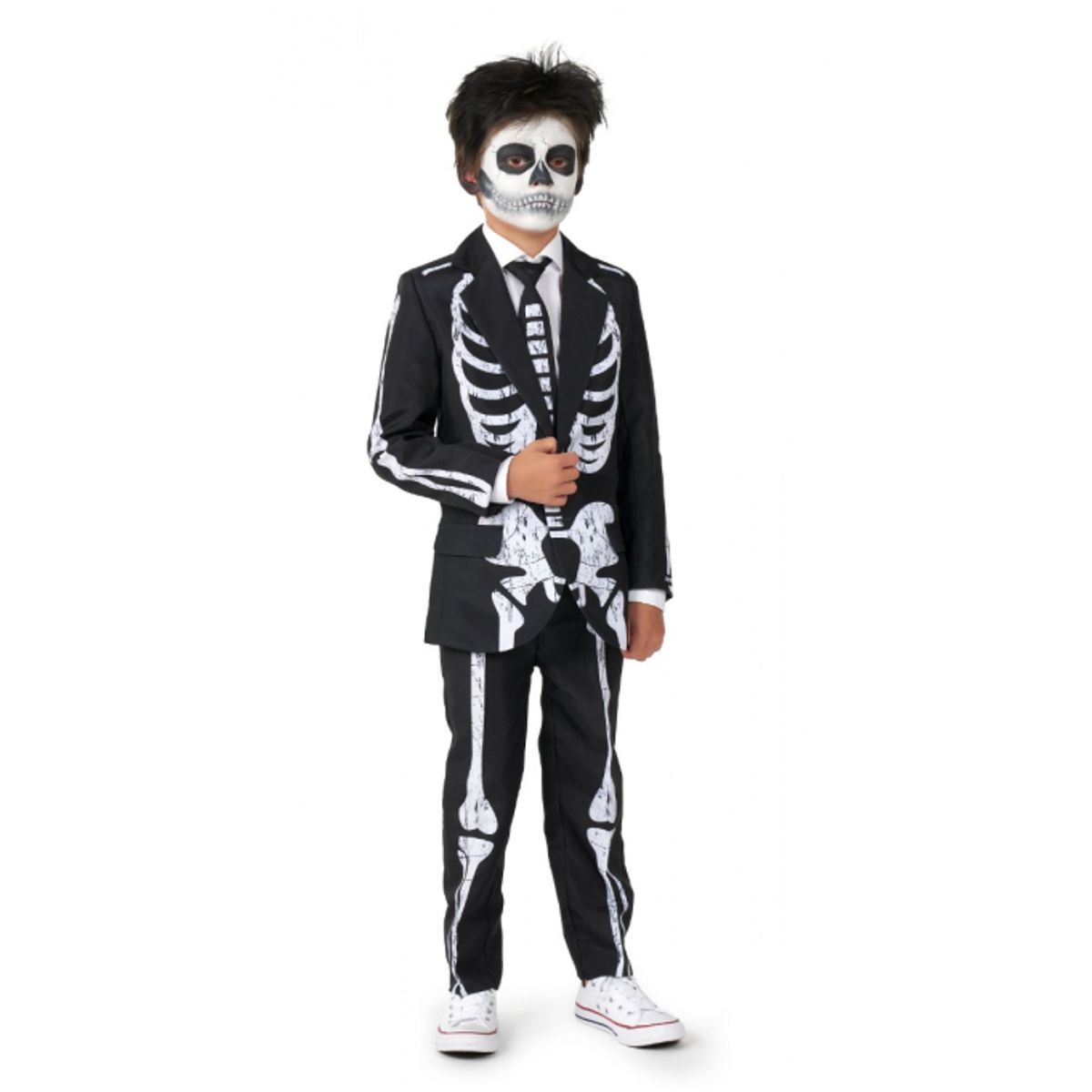 Suitmeister Boys Skeleton Grunge Black M