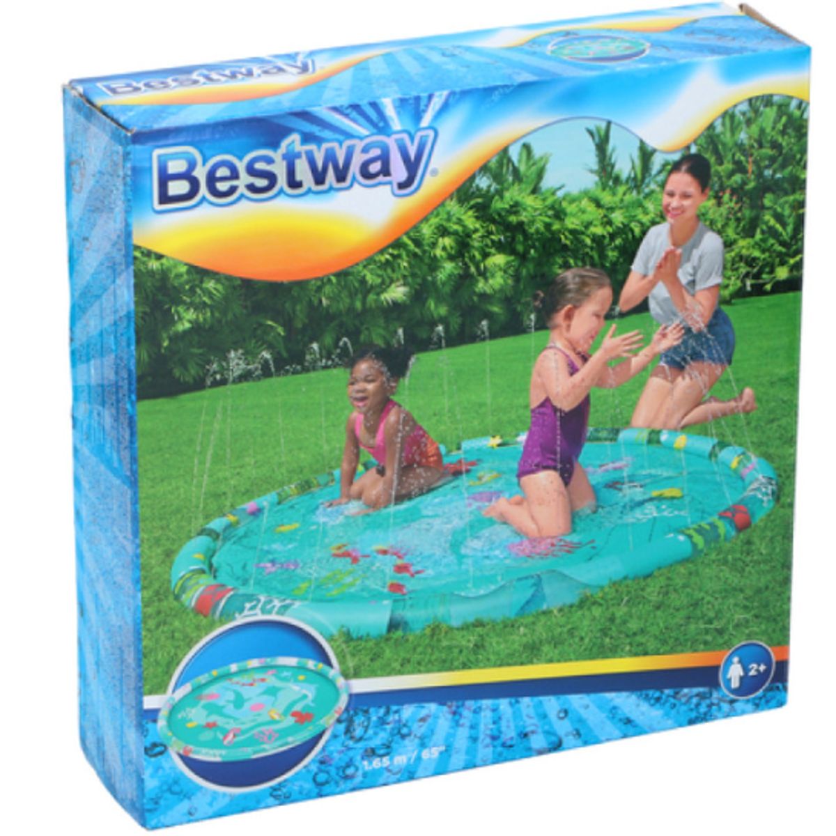 Bestway Splash Pad vandmåtte, Ø165 cm