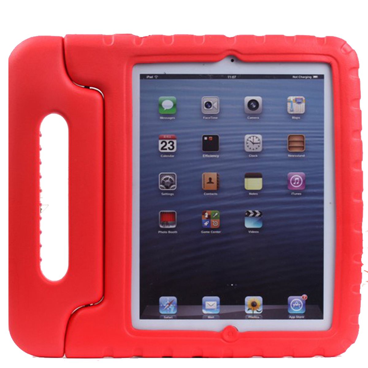 Klogi iPad cover for iPad Air/Air 2 (9.7") (2016/2017/2018), Rød