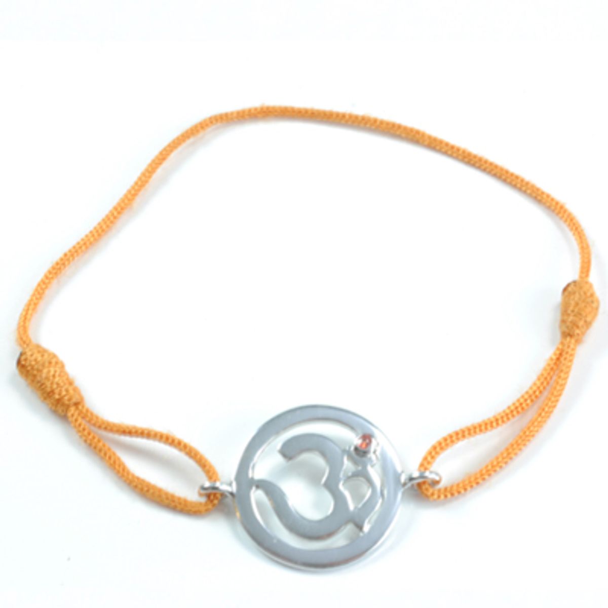 Chakra Aum Armbånd - 2 Chakra - med Citrin - 18mm