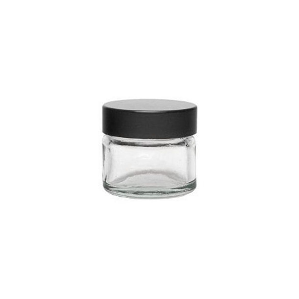 Creme krukke i klar glas - 15 ml.