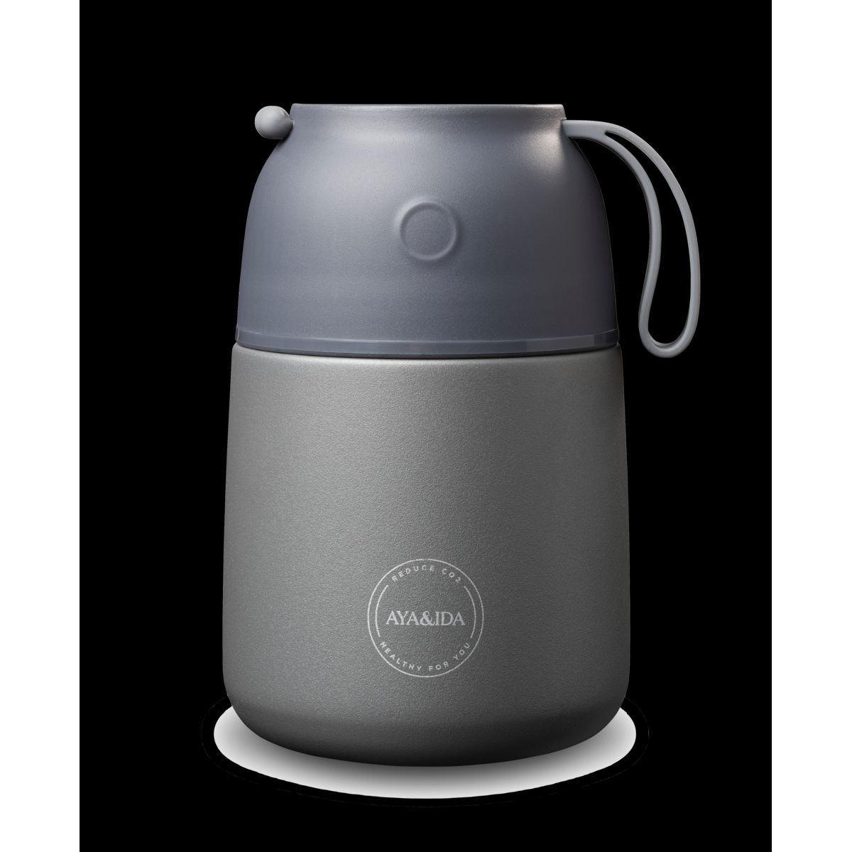 Food'ie - termo madkasse - Dark Grey - 500 ml