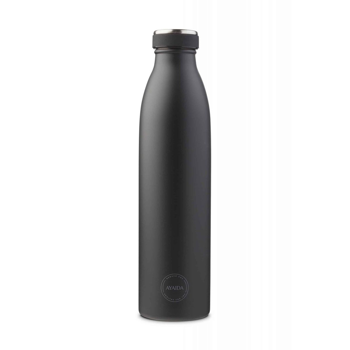 Termo drikkedunk i rustfrit stål - 750 ml. - Matte Black