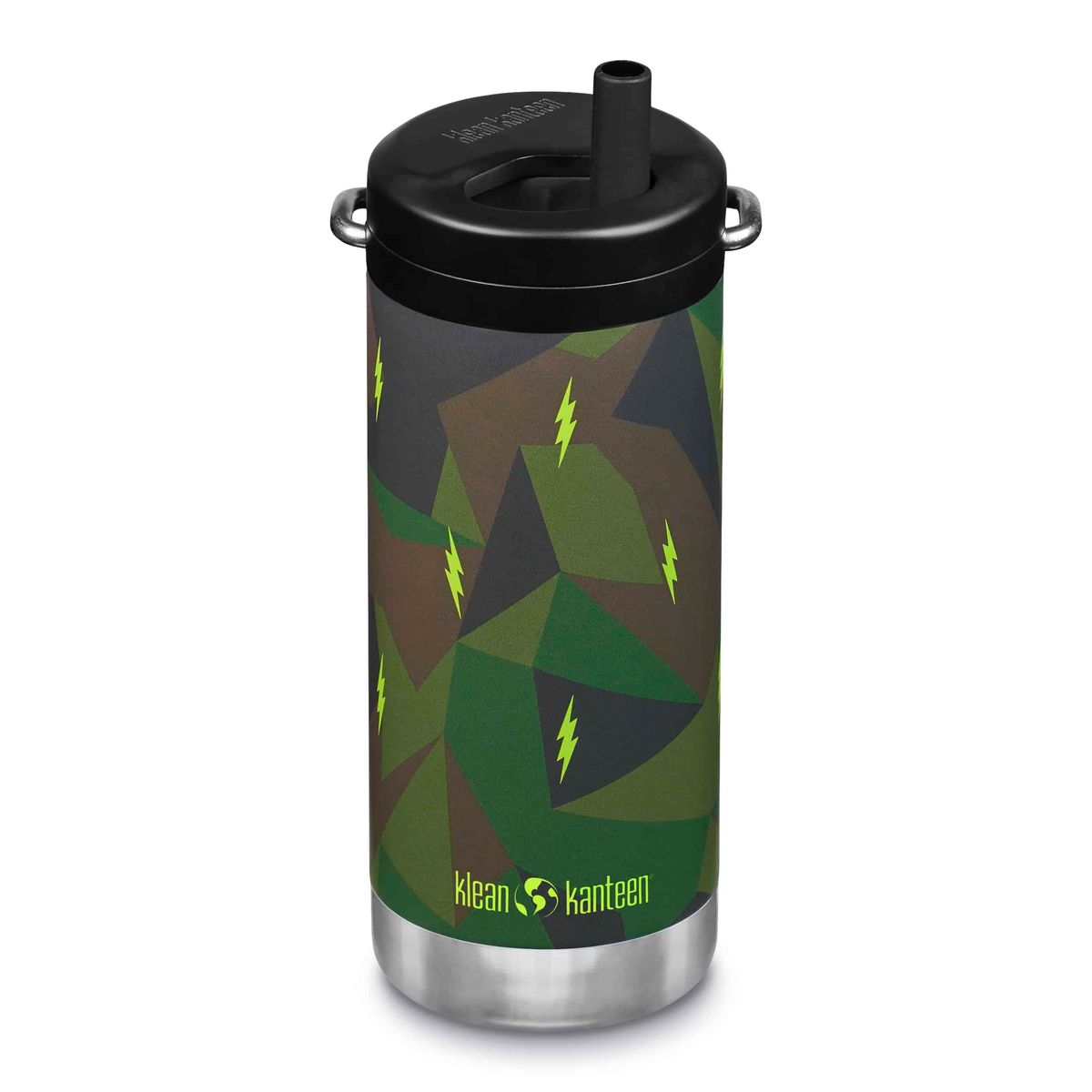 Klean Kanteen termokop i rustfrit stål - TKWide - 355 ml. - Twist Cap - Electric Camo