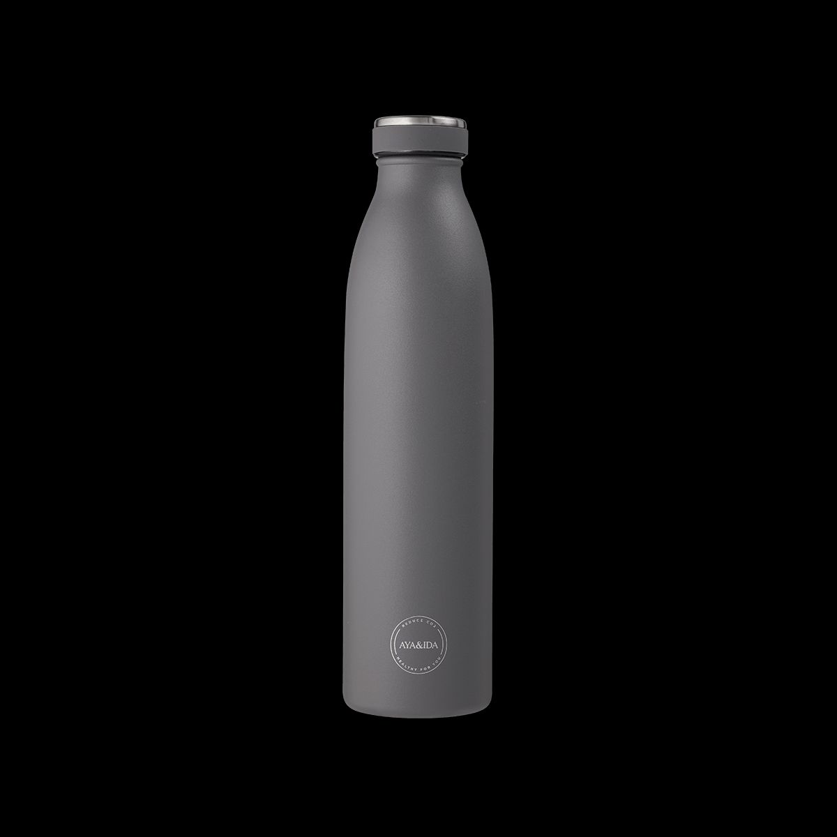 Termo drikkedunk i rustfrit stål - 750 ml. - Dark Grey