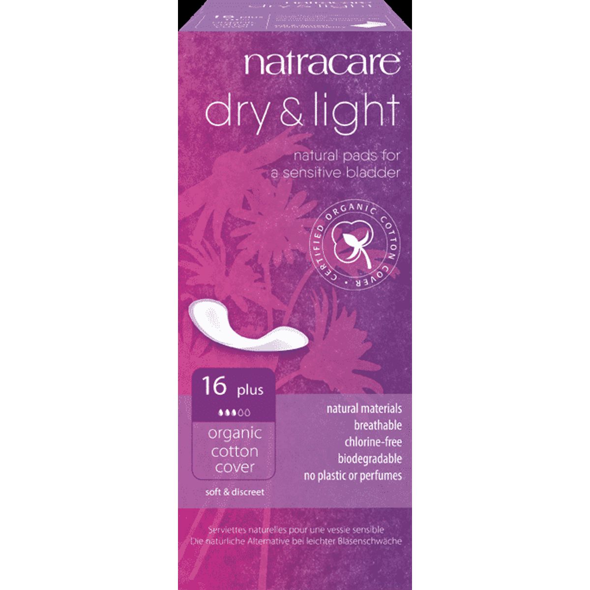 Inkontinensbind - Dry & Light Plus - 16 stk