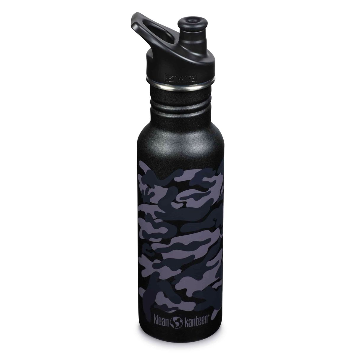 Klean Kanteen drikkedunk i rustfrit stål - Black Camo - 532 ml