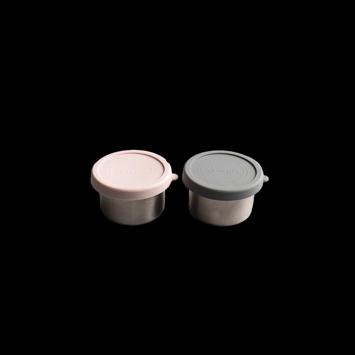 Snack Container - 100 ml - Dark Grey/Soft Rose