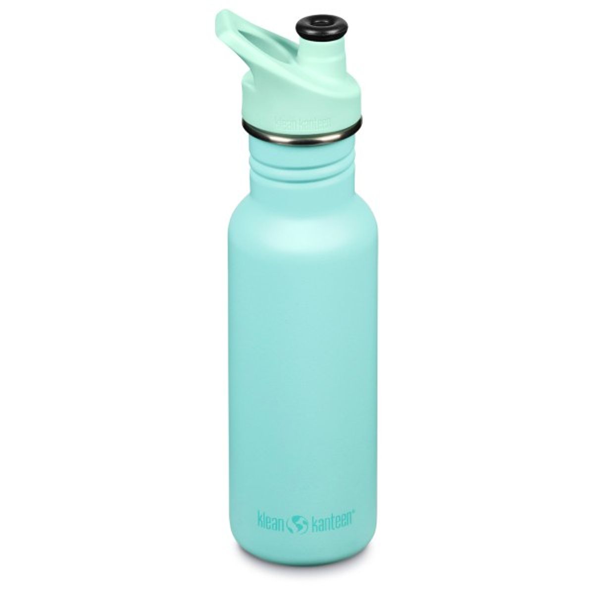 Klean Kanteen drikkedunk i rustfrit stål - Pastel Turquoise - 532 ml.