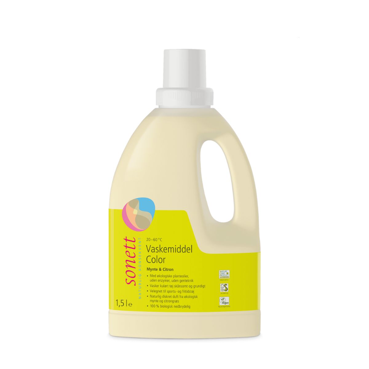 Vaskemiddel - Color - Mynte & Citron - 1500 ml