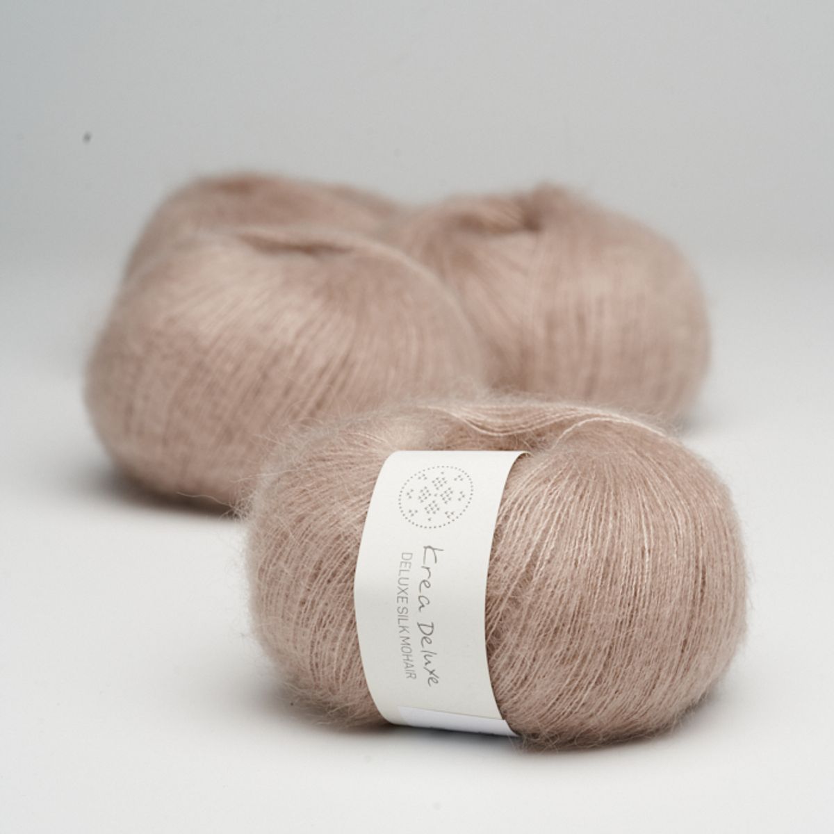 Deluxe Silk Mohair - Lys støvet rosa 14