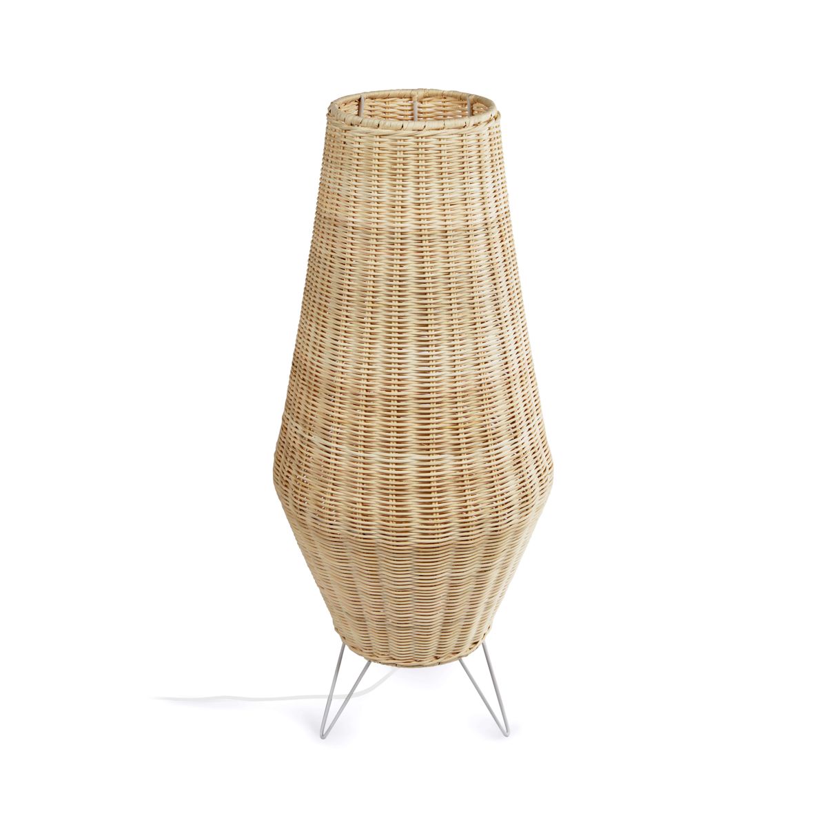 KAVE HOME Kamaria bordlampe - natur rattan og metal