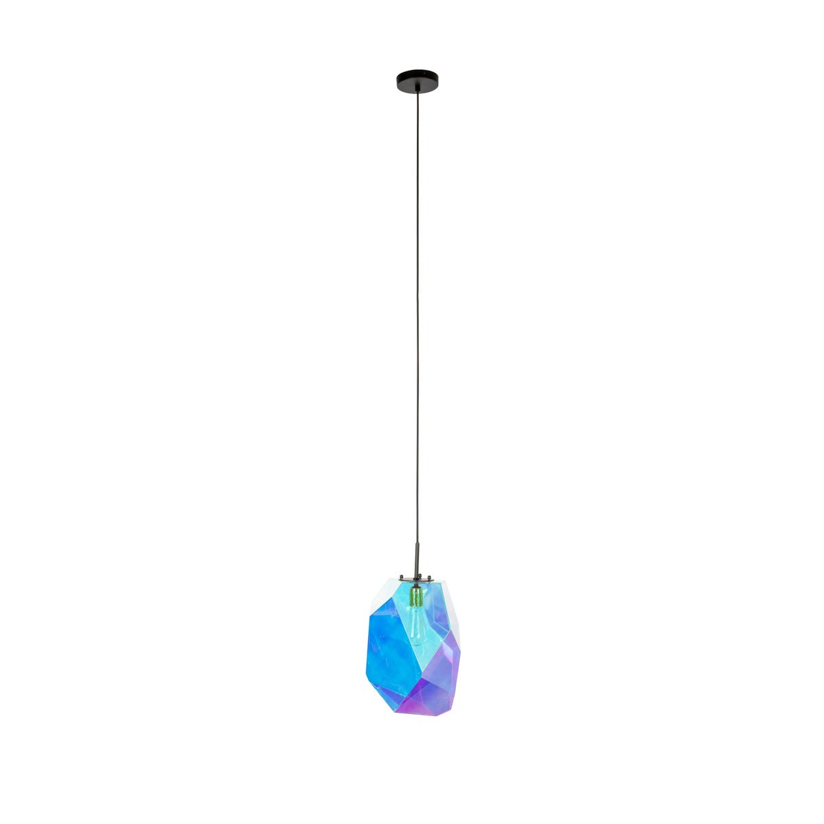 BOLD MONKEY Diamond Dear loftlampe - regnbuefarvet holografisk akryl og jern