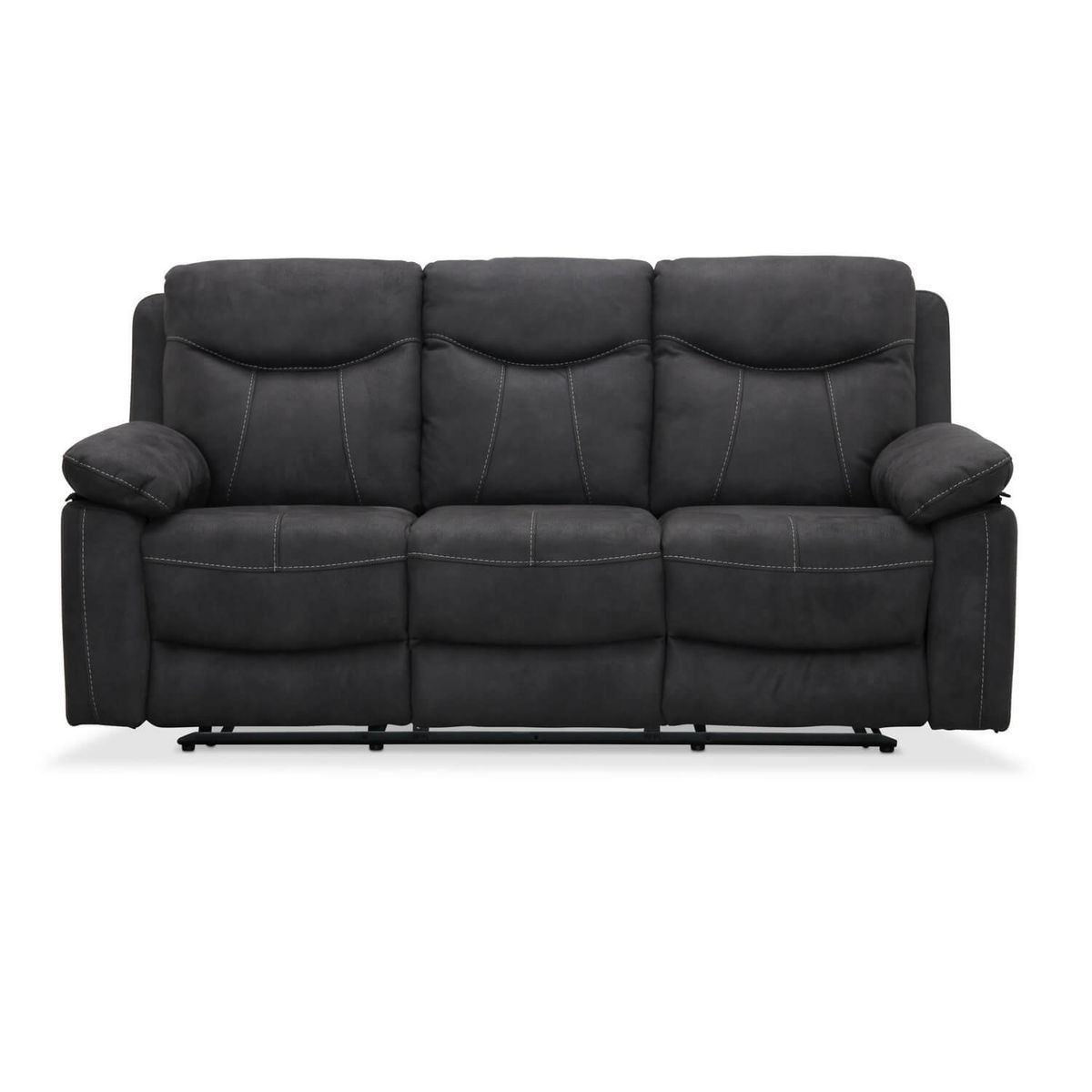 Boston recliner 3 personers Biograf sofa, grå stof