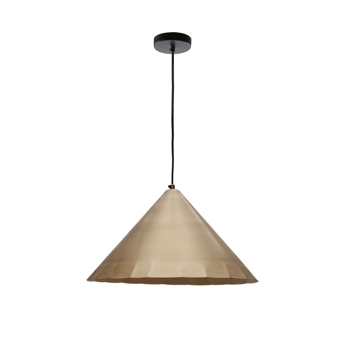 LAFORMA Parlava loftlampe, rund - messing metal (Ø46)