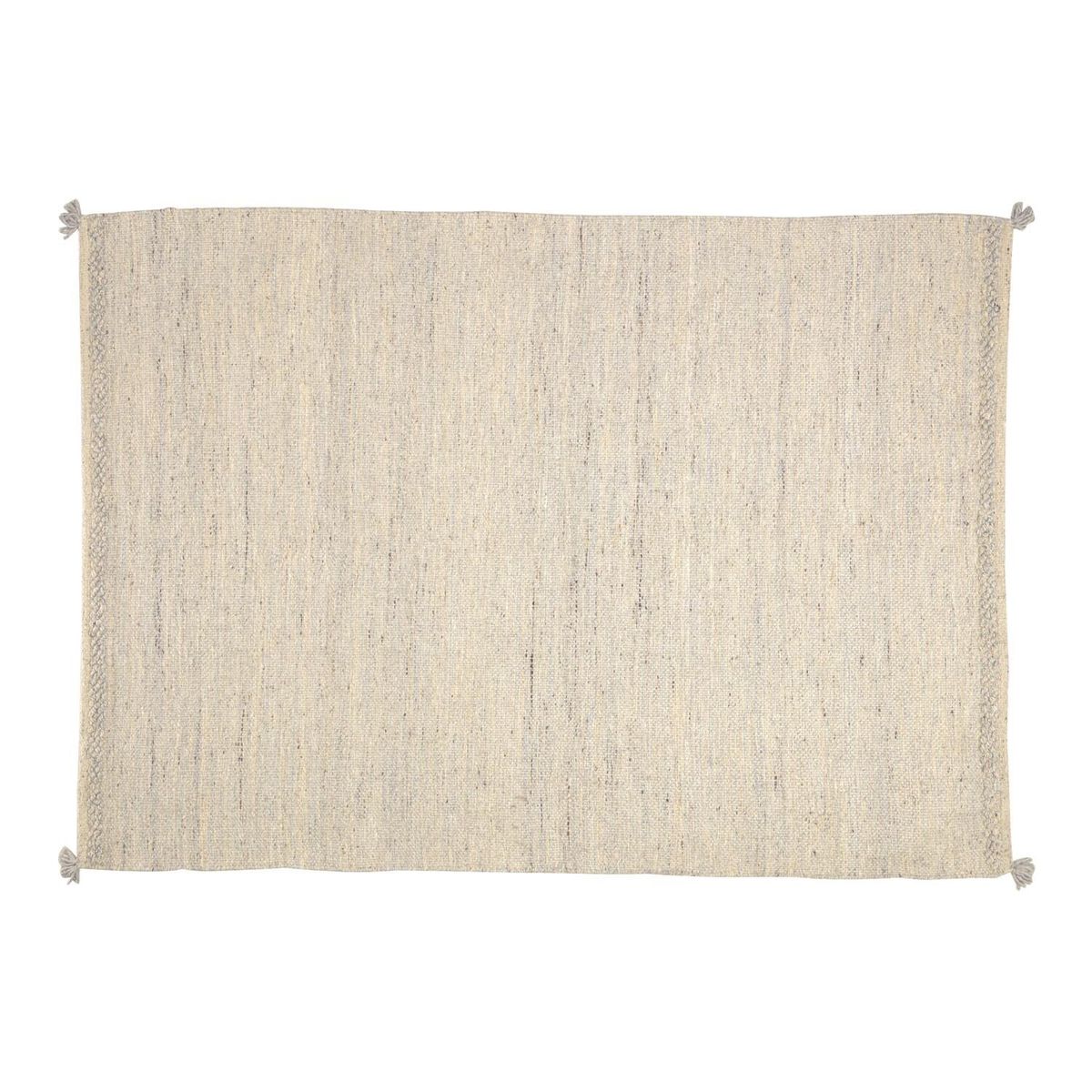 KAVE HOME Carime gulvtæppe - beige uld/bomuld/polyester (160x230)