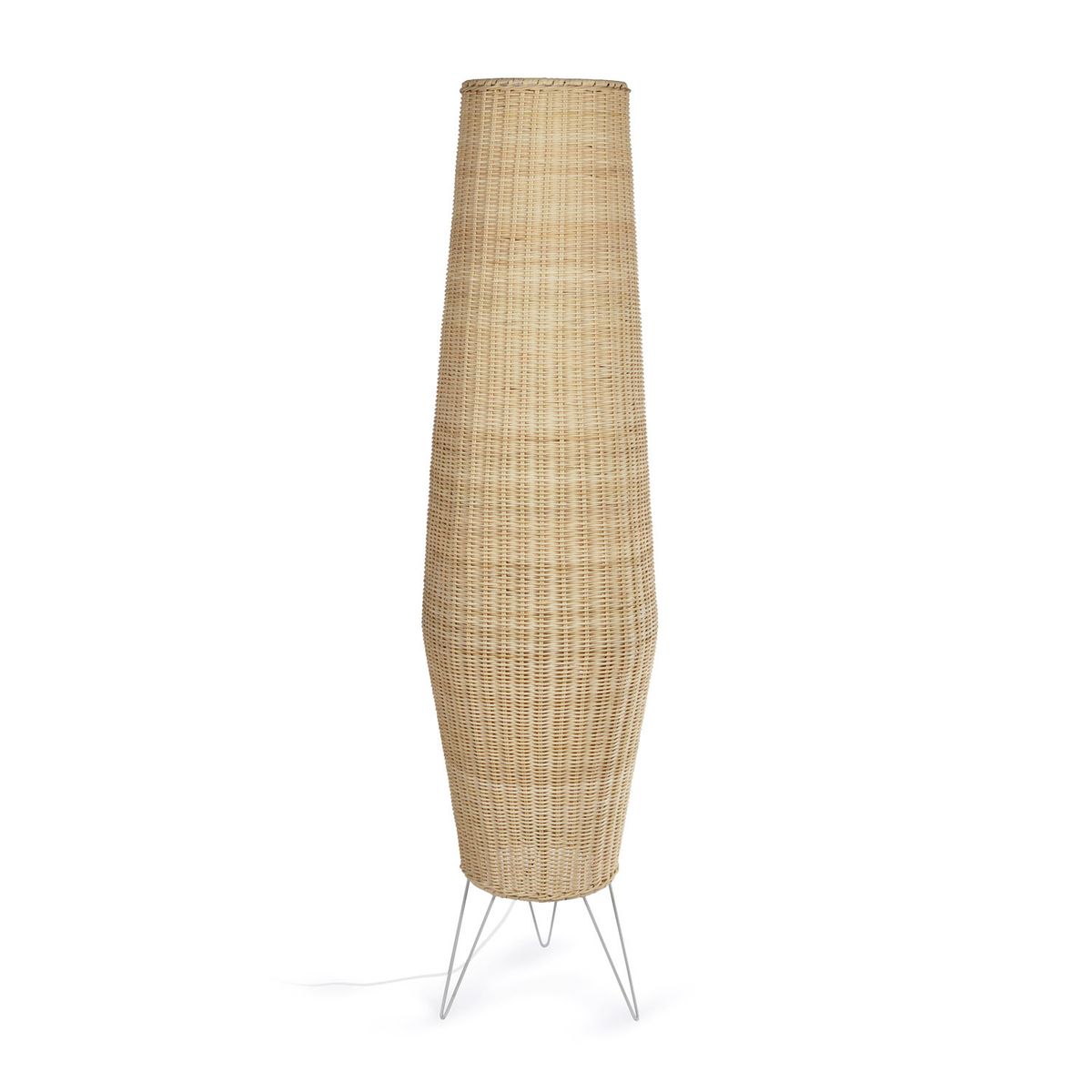 KAVE HOME Kamaria bordlampe - natur rattan og metal