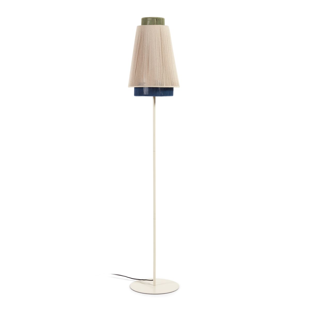 KAVE HOME Yuvia gulvlampe - multifarvet jute