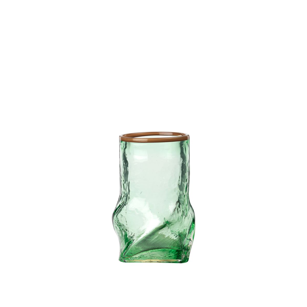 BROSTE COPENHAGEN Ellen vase - grøn glas