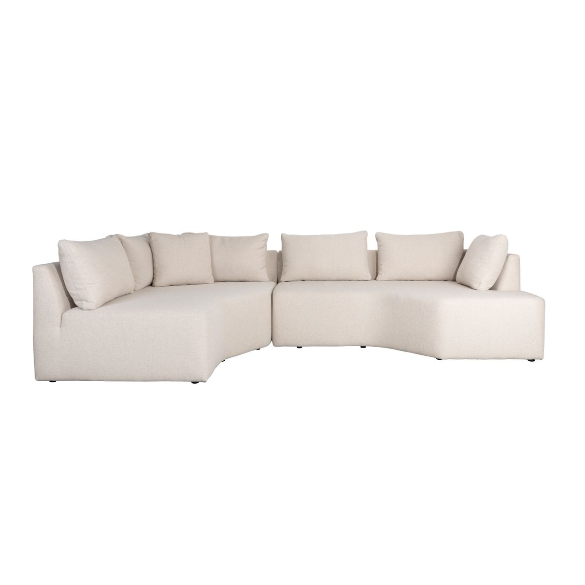 ZUIVER Prosper modulsofa, venstre - beige polyester