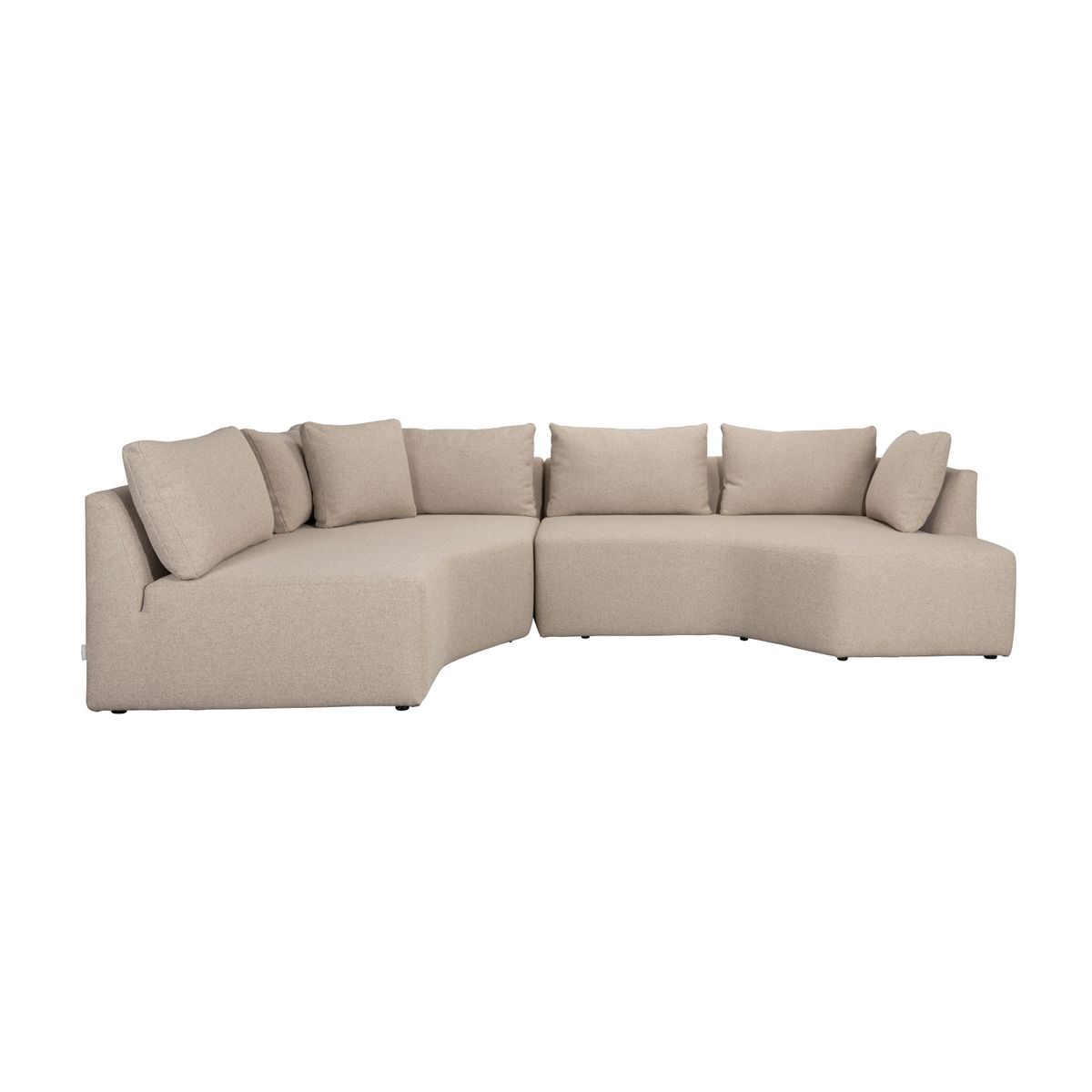 ZUIVER Prosper modulsofa, venstre - cappuccino polyester