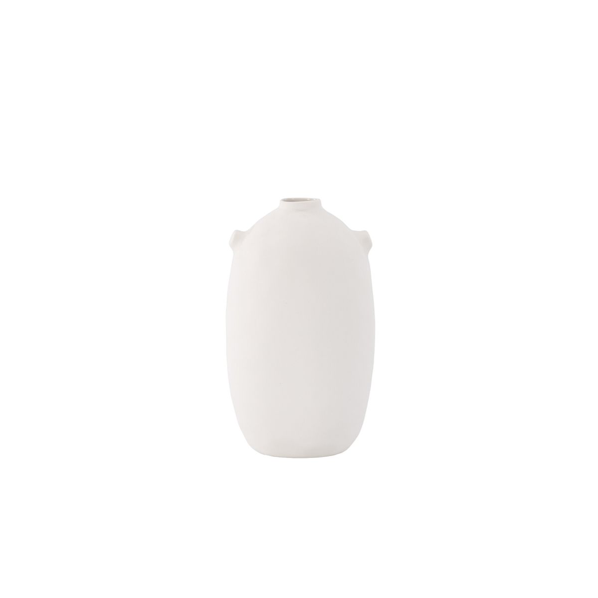 VENTURE DESIGN Madi vase, rund - offwhite stentøj (17x17x28H)