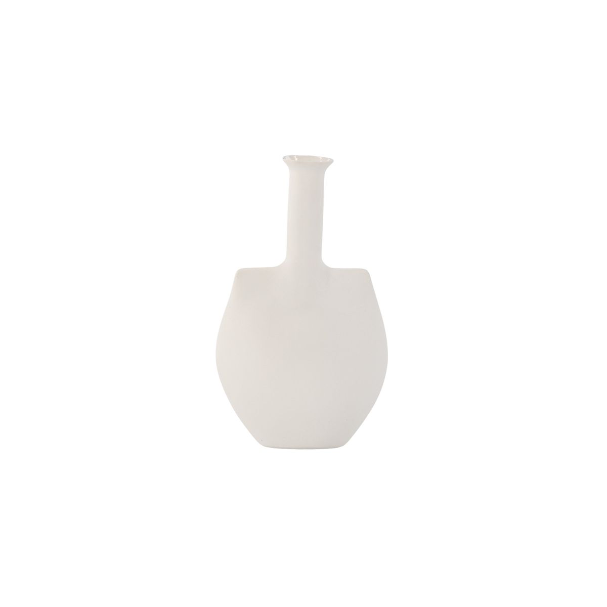 VENTURE DESIGN Madison vase - off white stentøj (14x8x22H)