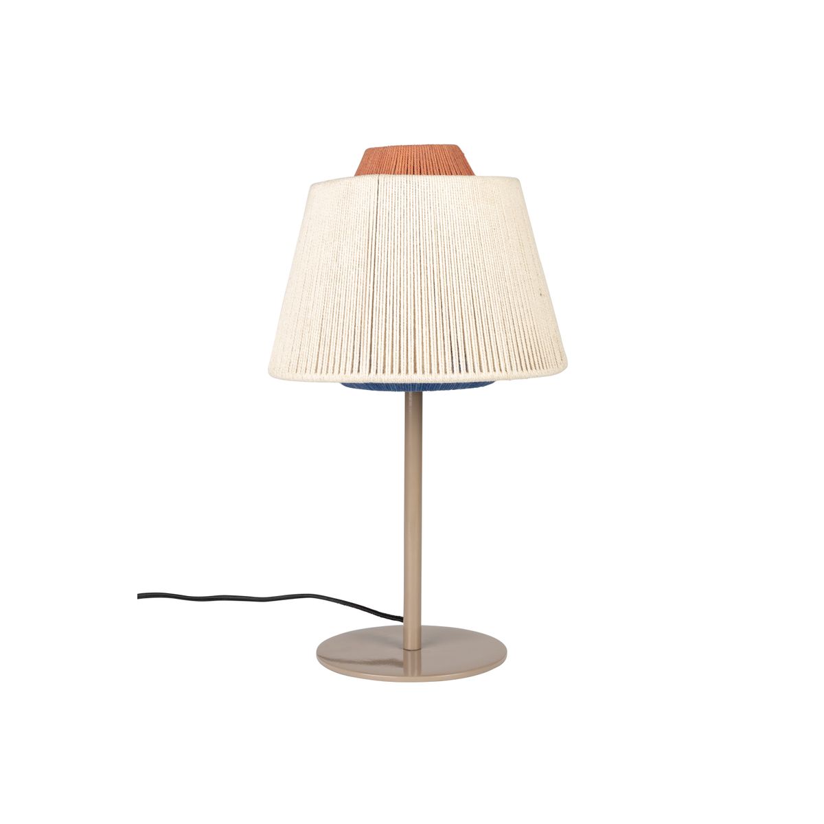 WHITE LABEL LIVING Yumi bordlampe - blå polyester