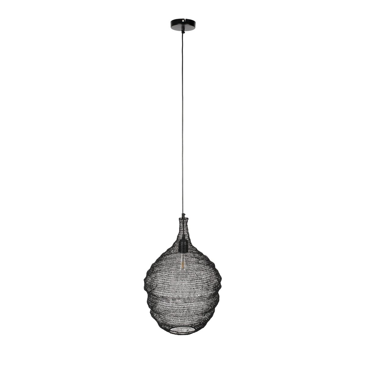 WHITE LABEL LIVING Lena M loftlampe - sort jern