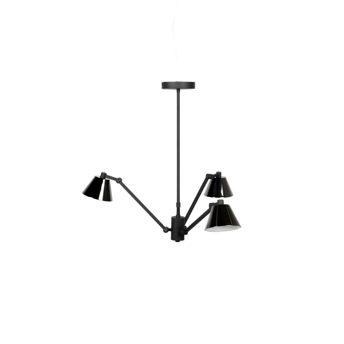 ZUIVER Lub loftlampe - sort jern