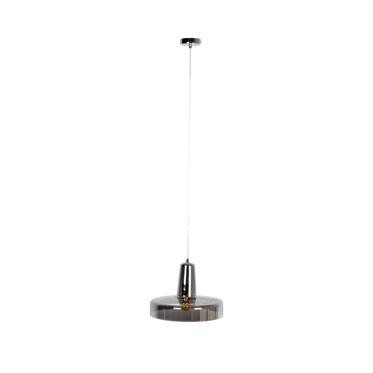 WHITE LABEL LIVING Anshin Medium Smoke loftlampe - grå glas