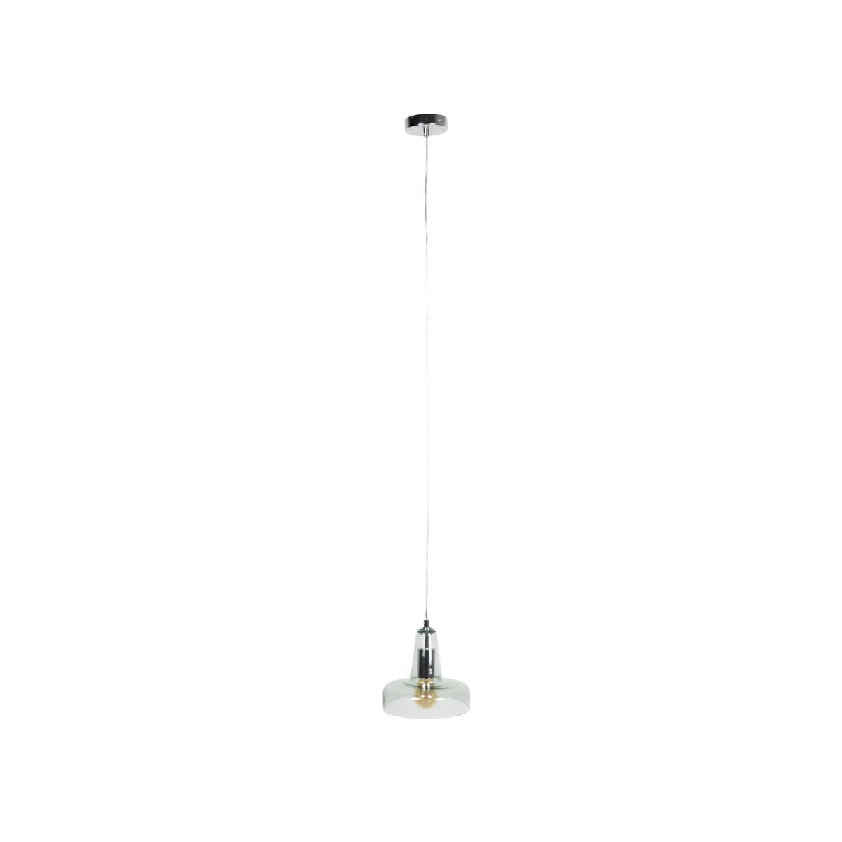 WHITE LABEL LIVING Anshin Small Green loftlampe - grøn glas