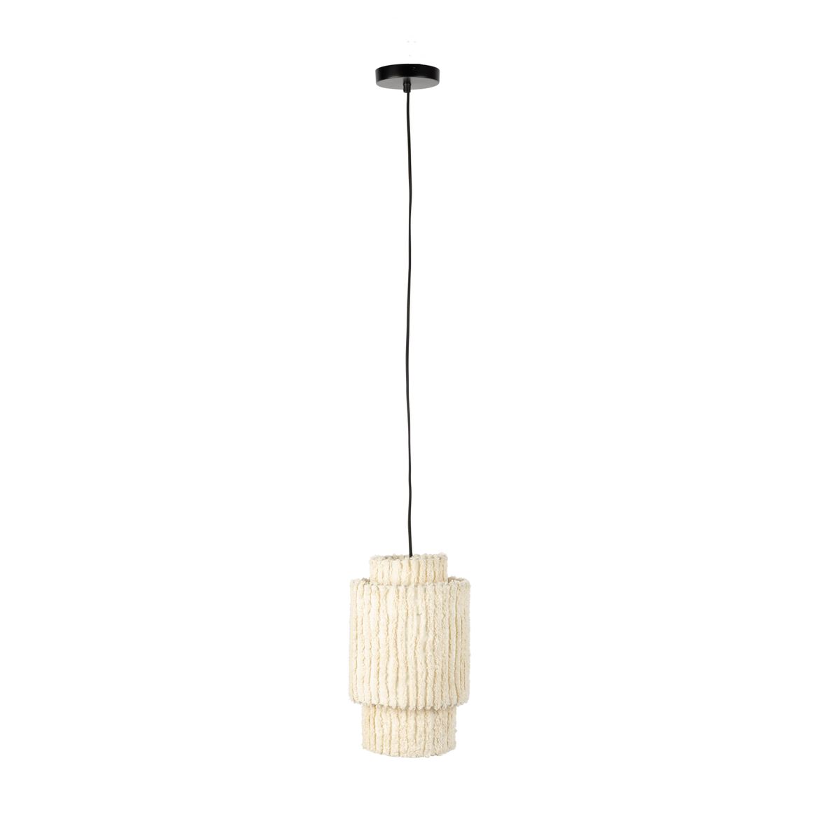 WHITE LABEL LIVING Arjun Høj loftlampe - hvid bomuld