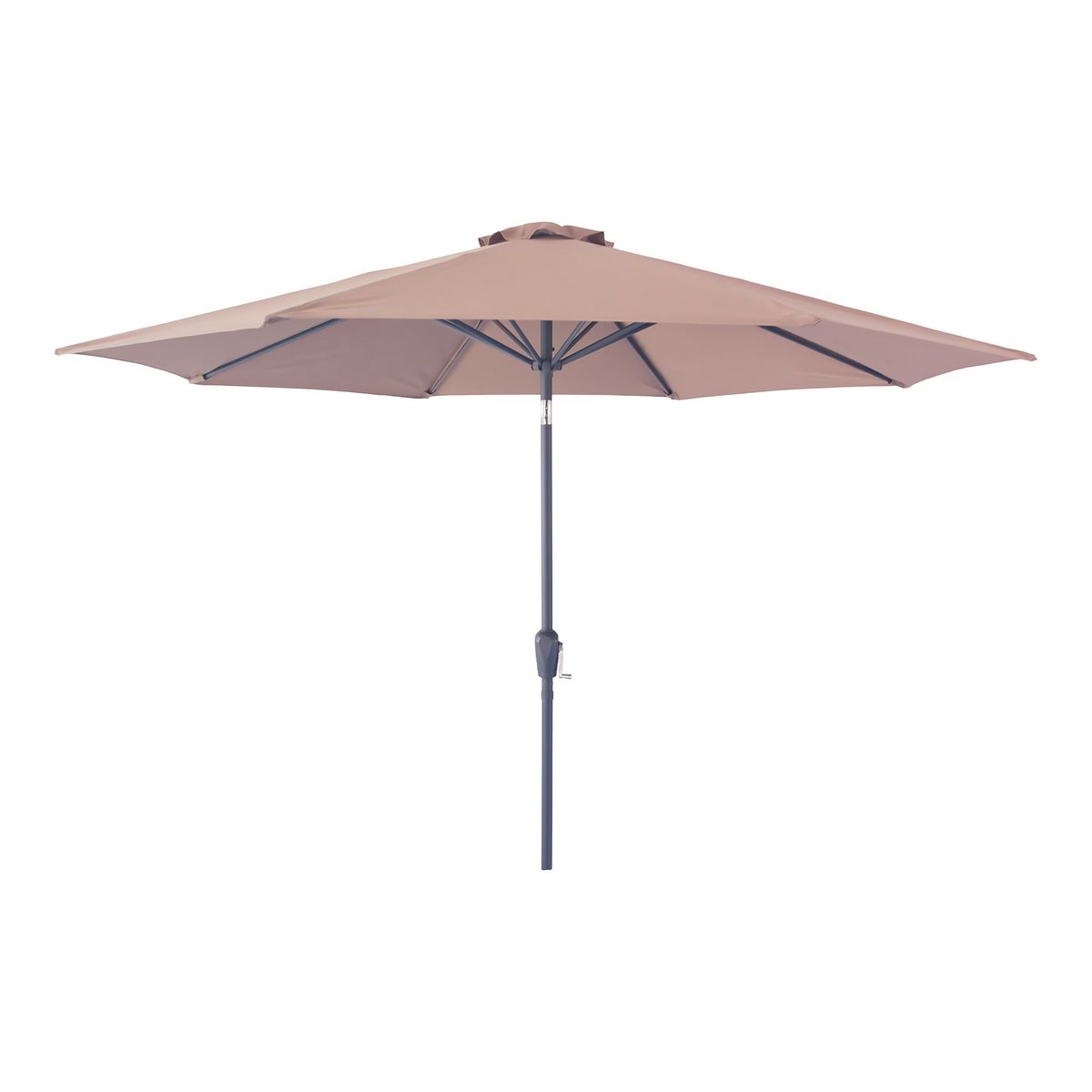 HOUSE NORDIC Parasol med hejs og tilt, metalstok, sand, ø300 cm