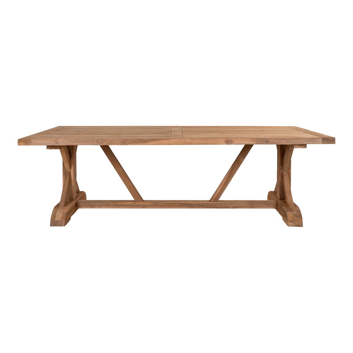 HOUSE NORDIC Havebord, teak, natur, 100x240x75 cm