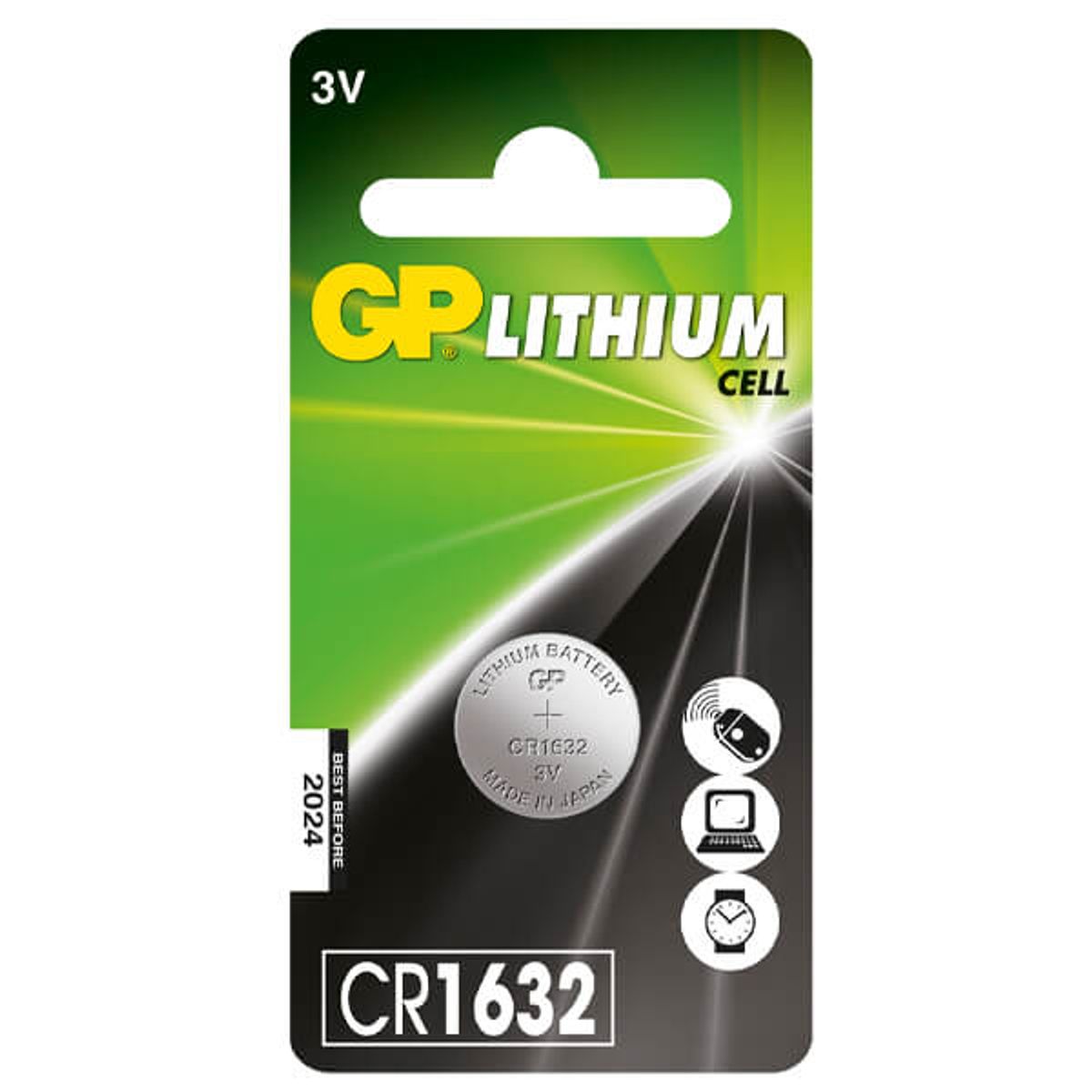 CR 1632 3 Volt Lithium batteri