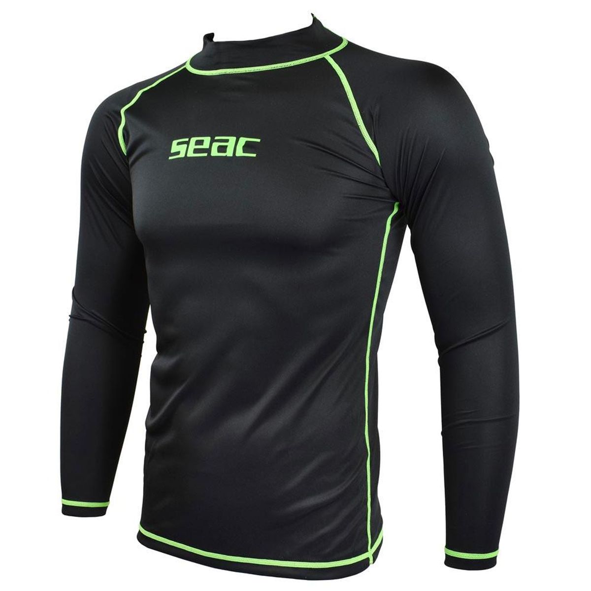 Seac Rash Guard T-Sun Herre Langærmet Sort