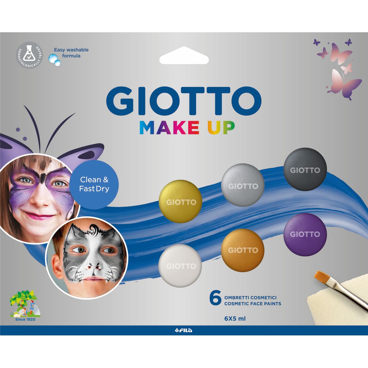 Giotto Makeup Ansigtsmaling metal 6x5 ml