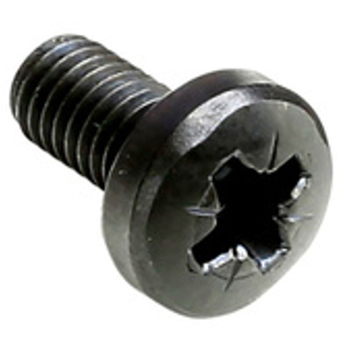 AH 5417BLK - Rackskrue M6x12mm - Sort