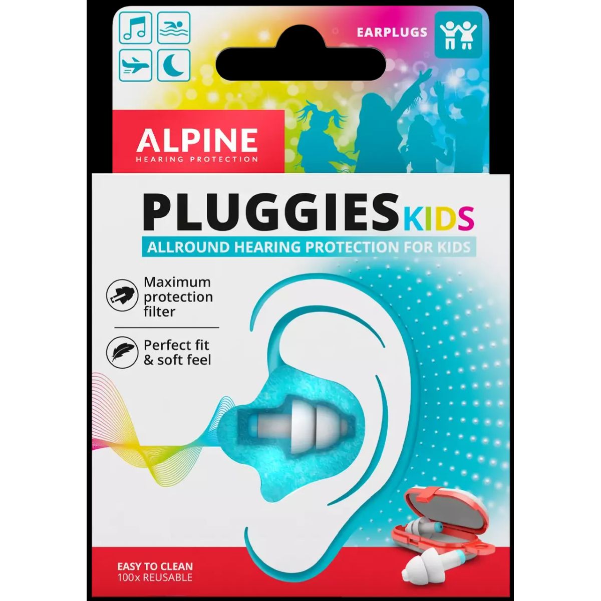 Alpine Pluggies Kids - Ørepropper til børn (3-12år)